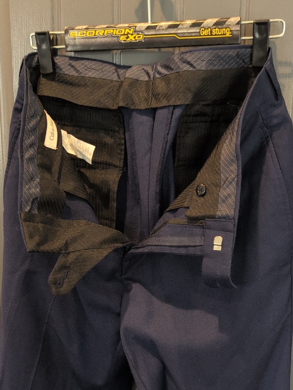 Calvin Klein Men's Dark Navy Dress Pants